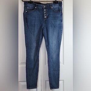 Torrid Jeans- Bombshell skinny- 5 button fly sz 12